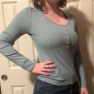 Light Blue Long Sleeve Shirt